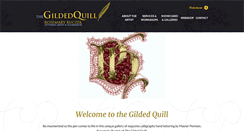 Desktop Screenshot of gildedquill.com