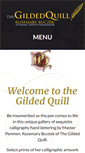 Mobile Screenshot of gildedquill.com